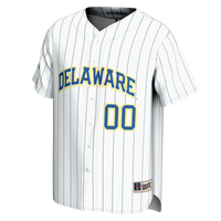 Delaware Fightin' Blue Hens GameDay Greats NIL Pick-A-Player Baseball Lightweight Jersey - White