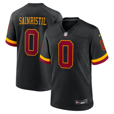Washington Commanders Mike Sainristil Nike Black Hail Raiser Alternate Game Jersey