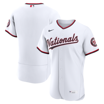 Washington Nationals Nike White Home Authentic Jersey