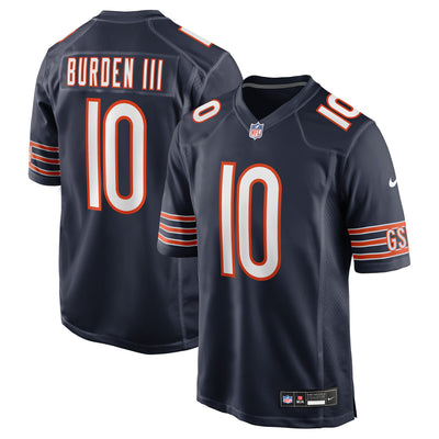 Chicago Bears Luther Burden III Nike Navy Team Game Jersey