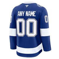 Tampa Bay Lightning Fanatics Blue Home Premium Custom Jersey
