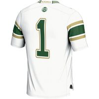 #1 Colorado State Rams GameDay Greats Endzone Football Jersey - White