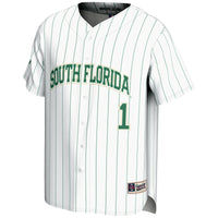 #1 South Florida Bulls GameDay Greats Lightweight Baseball Fashion Jersey - White