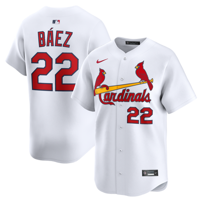 St. Louis Cardinals Joshua Báez Nike White Home Limited Player Jersey