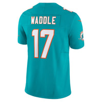 Miami Dolphins Jaylen Waddle Nike Aqua Vapor F.U.S.E. Limited Jersey