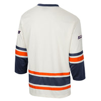 Illinois Fighting Illini Colosseum Puck Proud Fashion Hockey Jersey - Cream