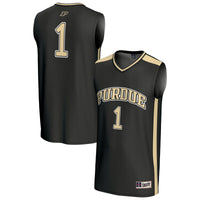 #1 Purdue Boilermakers GameDay Greats Lightweight Collegiate Basketball Fashion Jersey - Black