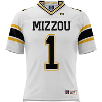#1 Missouri Tigers GameDay Greats Football Jersey - White