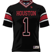 GameDay Greats #1 Black Houston Cougars Football Jersey
