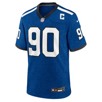 Indianapolis Colts Grover Stewart Nike Blue Alternate Game Jersey