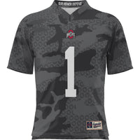 #1 Ohio State Buckeyes GameDay Greats Camo Football Jersey - Black