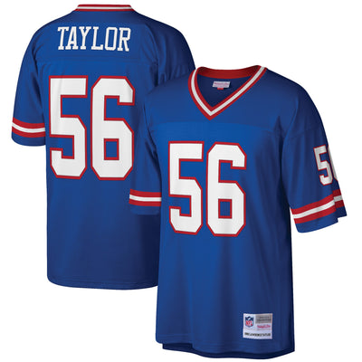 New York Giants Lawrence Taylor Mitchell & Ness Royal Big & Tall 1986 Retired Player Replica Jersey