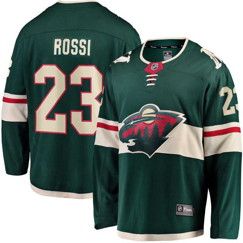 Minnesota Wild Marco Rossi Fanatics Green Home Breakaway Player Jersey