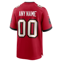 Nike Red Tampa Bay Buccaneers Team Custom Game Jersey