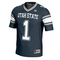 #1 Utah State Aggies GameDay Greats Football Jersey - Navy