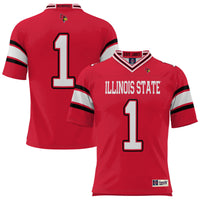 #1 Illinois State Redbirds GameDay Greats Endzone Football Jersey - Red