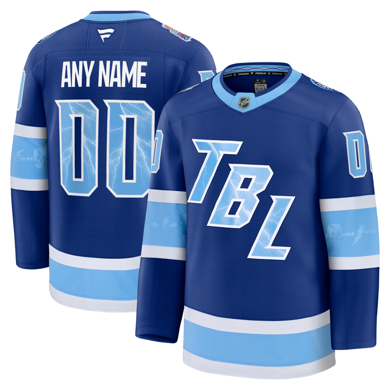 Tampa Bay Lightning Fanatics Blue 2026 NHL Stadium Series Premium Custom Jersey