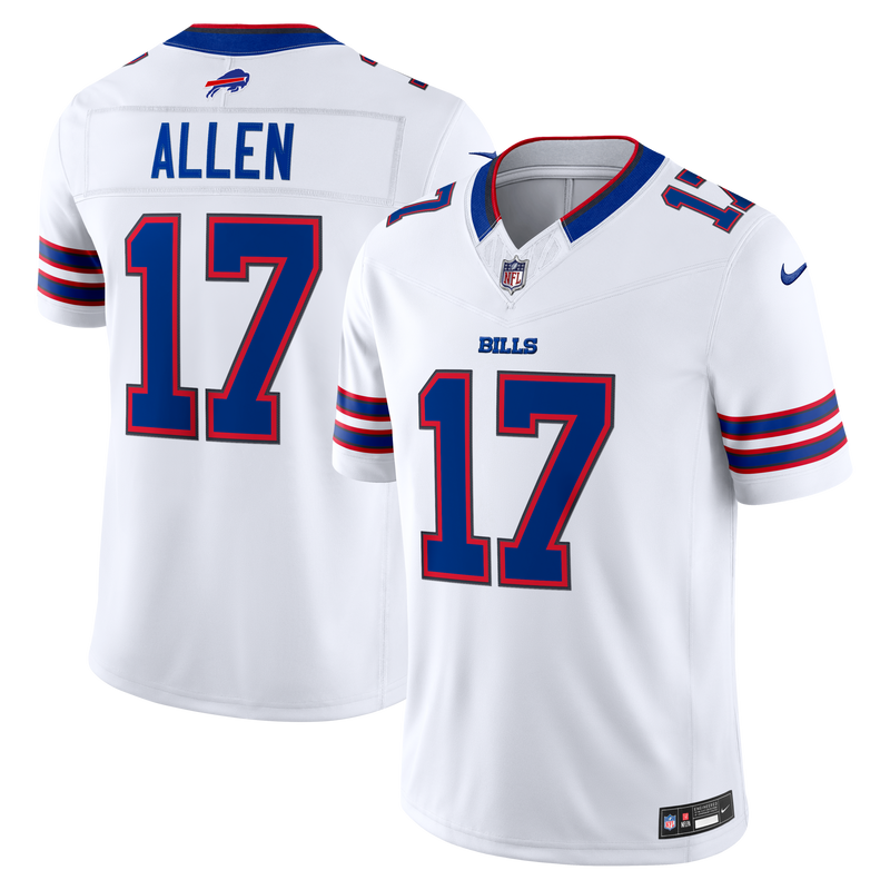 Buffalo Bills Josh Allen Nike White Vapor F.U.S.E. Stitched Limited Jersey