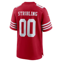 San Francisco 49ers De'Zhaun Stribling Nike Scarlet Game Jersey