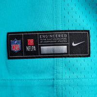 Miami Dolphins Quinn Ewers Nike Aqua Team Game Jersey