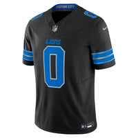 Detroit Lions Jahmyr Gibbs Nike Black 2nd Alternate Vapor F.U.S.E. Limited Jersey