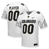 Colorado Buffaloes Nike NIL Pick-A-Player Football Game Jersey - White