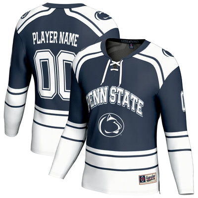 Penn State Nittany Lions GameDay Greats NIL Pick-A-Player Ice Hockey Fashion Jersey - Navy