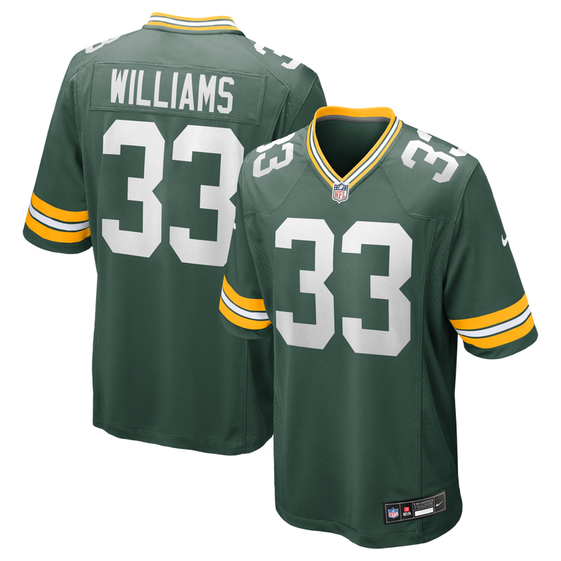 Green Bay Packers Evan Williams Nike Green Game Jersey