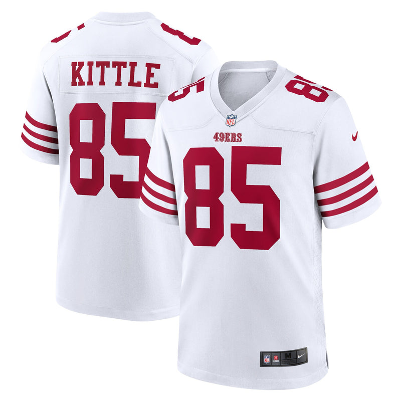 San Francisco 49ers George Kittle Nike White Team Game Jersey