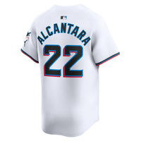 Miami Marlins Sandy Alcantara Nike White Home Limited Player Jersey