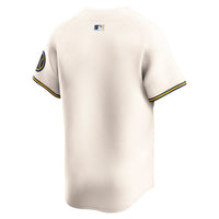 Milwaukee Brewers Nike Cream Home Limited Jersey