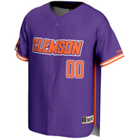 Clemson Tigers GameDay Greats NIL Pick-A-Player Lightweight Baseball Jersey - Purple