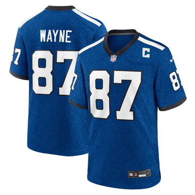 Indianapolis Colts Reggie Wayne Nike Blue Retired Player Alternate Game Jersey