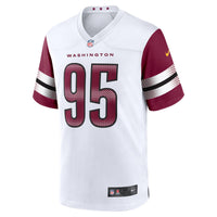 Washington Commanders Jer'Zhan Newton Nike White Game Jersey