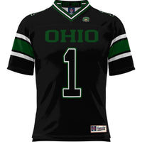 #1 Ohio Bobcats GameDay Greats Football Jersey - Black