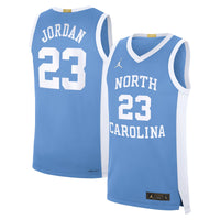 Jordan Brand Michael Jordan Carolina Blue North Carolina Tar Heels Road Replica Basketball Jersey