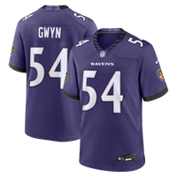 Baltimore Ravens Jovaughn Gwyn Nike Purple Team Game Jersey