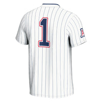 #1 Arizona Wildcats GameDay Greats Lightweight Softball Fashion Jersey - White