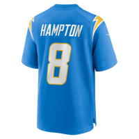Los Angeles Chargers Omarion Hampton Nike Powder Blue Team Game Jersey
