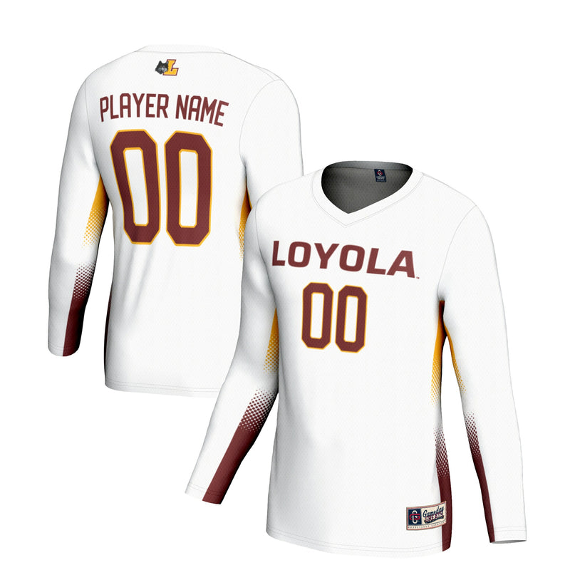 Loyola Chicago Ramblers GameDay Greats NIL Lightweight Volleyball Jersey - White