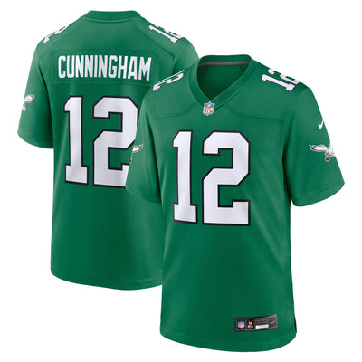Philadelphia Eagles Randall Cunningham Nike Kelly Green Alternate Retired Player Game Jersey
