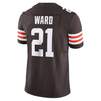 Cleveland Browns Denzel Ward Nike Brown Vapor F.U.S.E. Limited Jersey