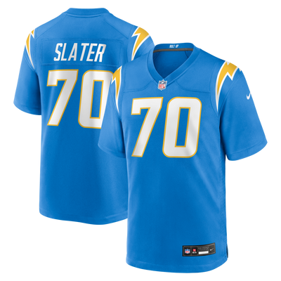 Los Angeles Chargers Rashawn Slater Nike Powder Blue Game Jersey