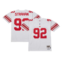 New York Giants Michael Strahan Mitchell & Ness White Legacy Replica Jersey