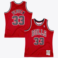 Chicago Bulls Mitchell & Ness Scottie Pippen 1995 Reload Swingman Authentic Jersey - Scarlet