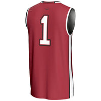 #1 Arkansas Razorbacks GameDay Greats Lightweight Basketball Jersey - Cardinal