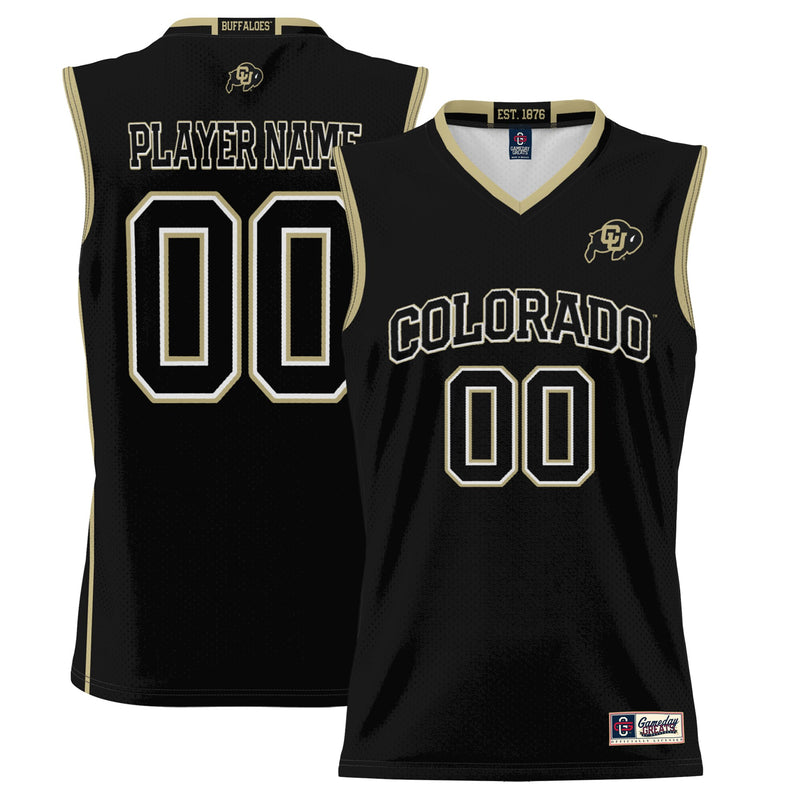 Colorado Buffaloes GameDay Greats Lightweight NIL Pick-A-Player Basketball Jersey - Black