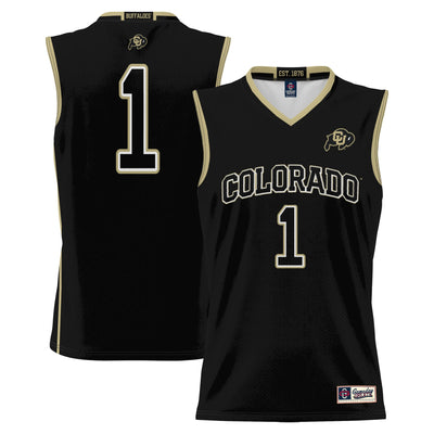 #1 Colorado Buffaloes GameDay Greats Replica Lightweight Basketball Jersey - Black