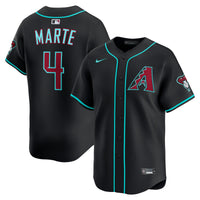 Arizona Diamondbacks Ketel Marte Nike Black Alternate Limited Jersey