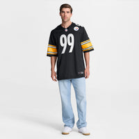 Pittsburgh Steelers Derrick Harmon Nike Black Game Player Jersey